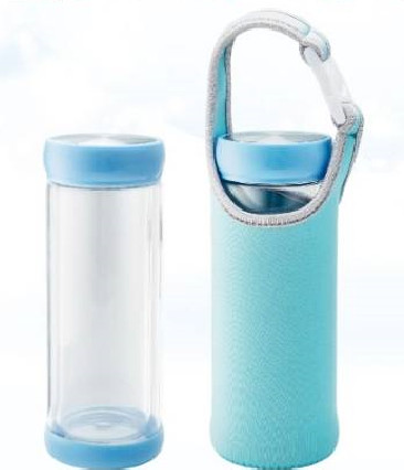 雙層耐熱玻璃水瓶